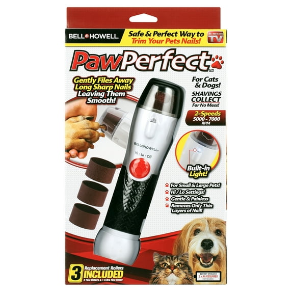 Bell + Howell Paw Perfect Pet Nail Rotating File Bell + Howell Paw Perfect Pet Nail Rotating File
